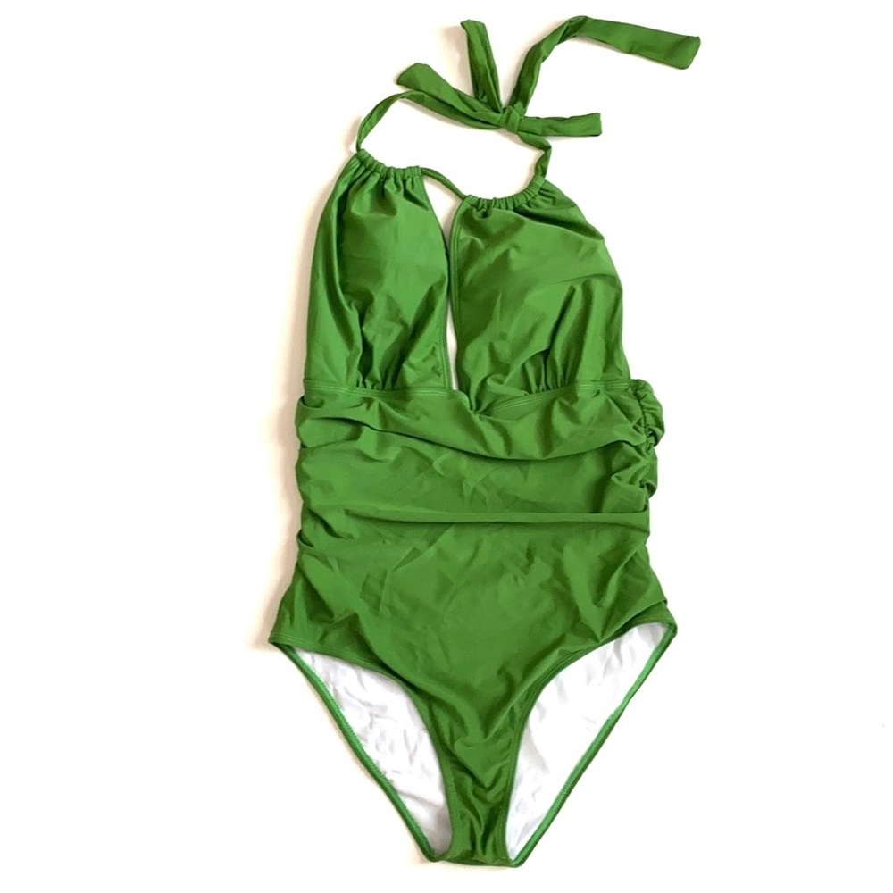 Eomenie One Piece Backless Tummy Control Swimsuit View 6